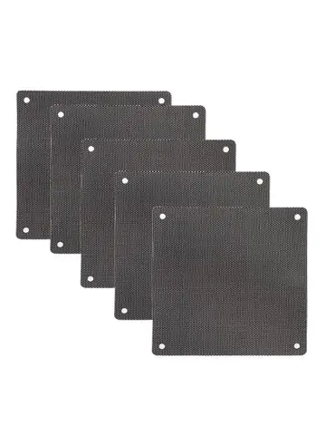 Пылезащитные фильтры для вентиляторов 120 мм черный PVC 5 шт