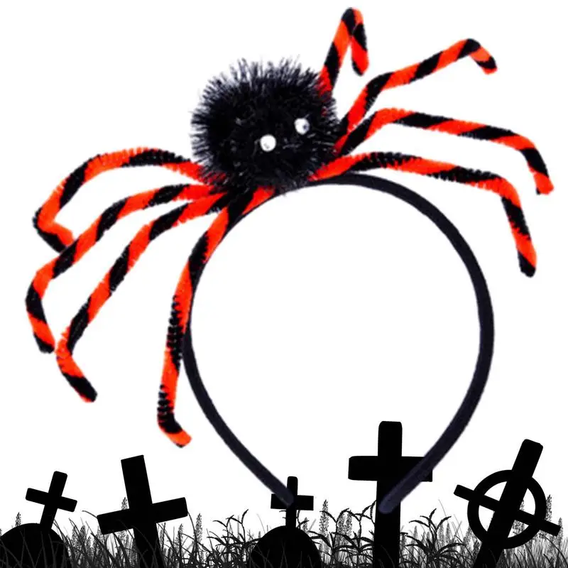 

Аксессуары паука для Хэллоуина, украшение для косплея, украшение для костюма паука, браслет/брошь/повязка на голову