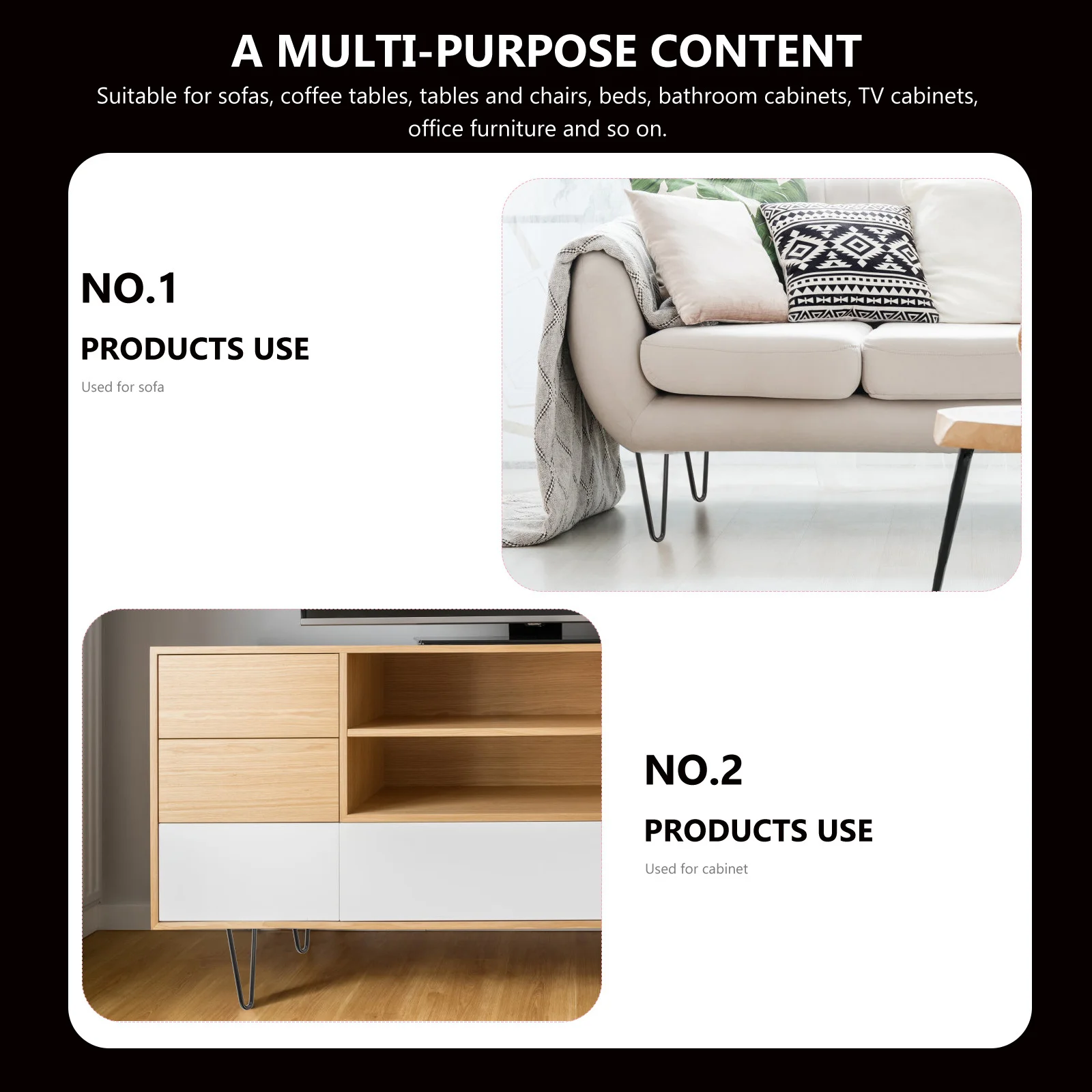 2 шт. полые ножки для стола шпилька мебели простой металлический стол 20X16 см