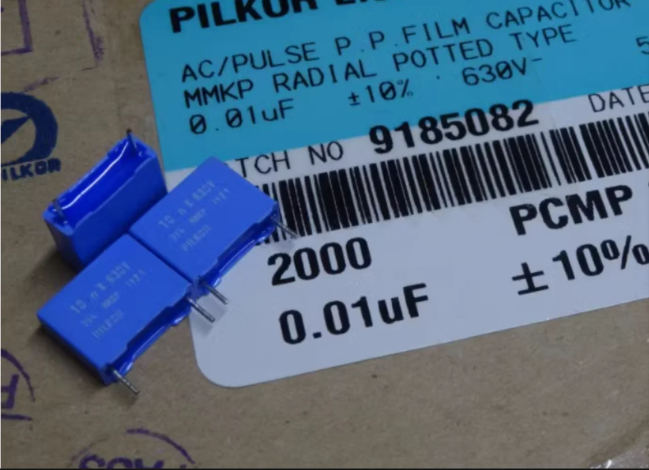 10 шт./лот PILKOR MKP384 0 01 мкФ/630 В 10nf 103 новый пленочный конденсатор мм