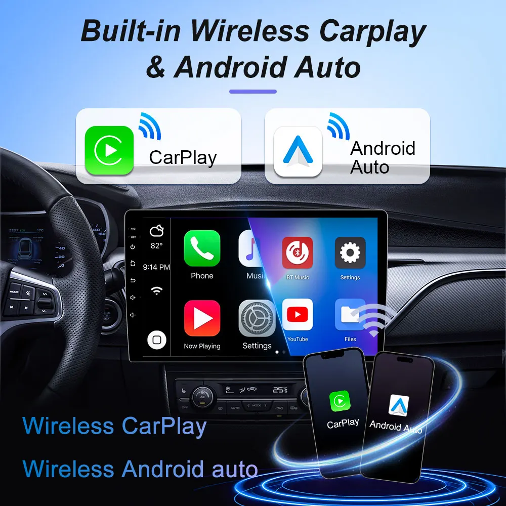 Фото 2din Android 15 Автомобильный радиоприемник для Suzuki Swift 2003-2006 2007 2008 2009 2010 Мультимедийный плеер Carplay Стерео GPS DVD Головное устройство 5G №5