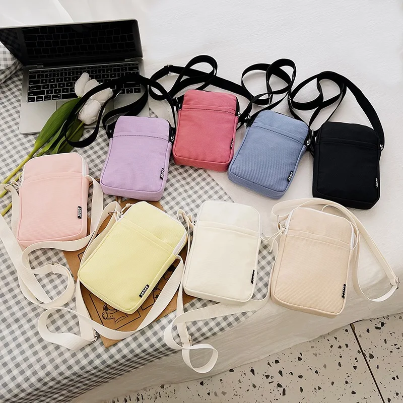 

New Fashion Mobile Phone Bag Women's Messenger Bag All-match Mini Small Crossbody Bag Hanging Neck Coin Purse Vertical Handbag