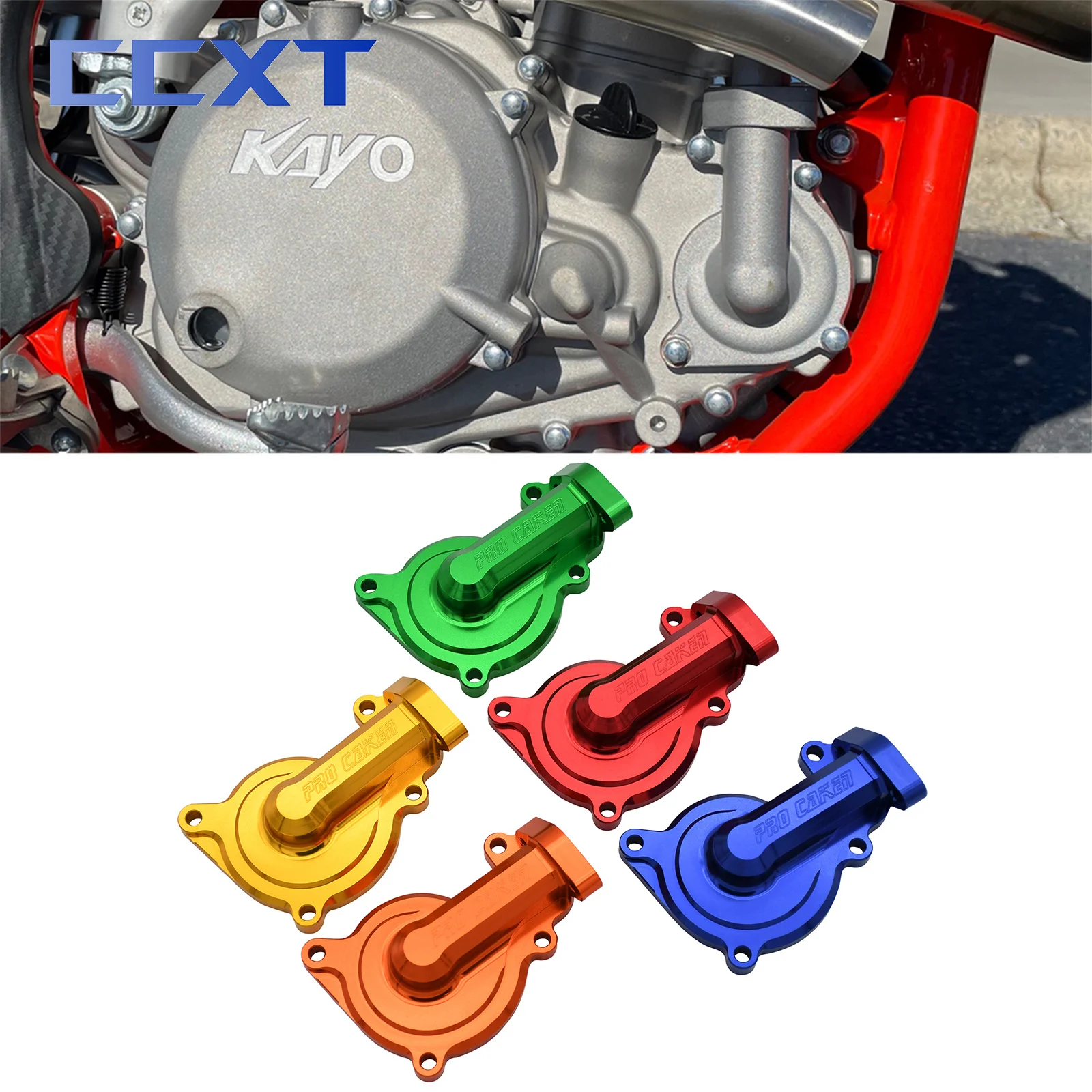 

CNC водяной помпы из алюминия Декоративный корпус, совместимый с Zongshen NC250 NC 250CC двигатель с водяным охлаждением Kayo T6 K6 Universal