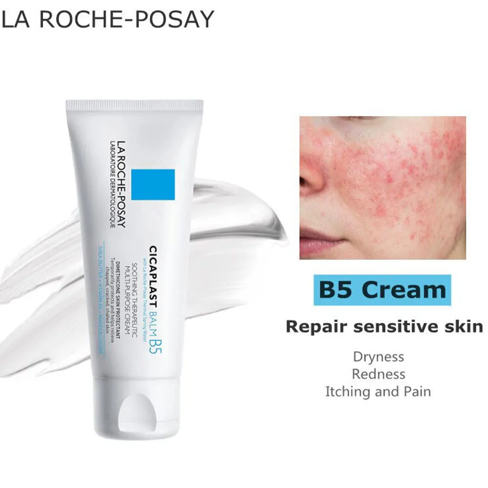 

La Roche Posay Cicaplast Baume B5 Facial Cream 100ml Repair Damaged Skin Diminishes Imperfections Nourishing Hydrating Face Care