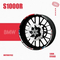 12pcs for bmw s1000r s1000 r s 1000 r motorcycle reflective tire decals wheels moto stickers decoration protection rim sticker