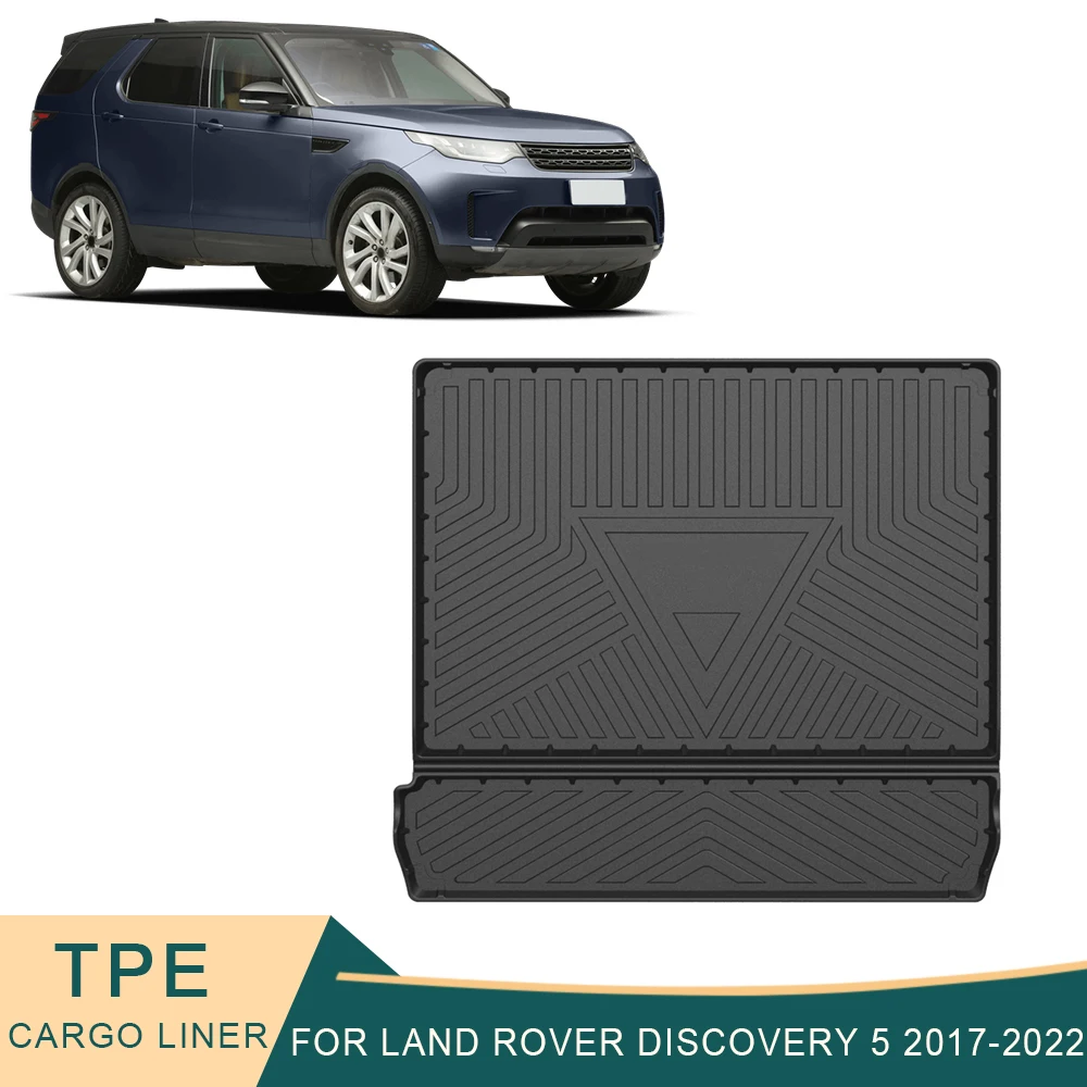

For Land Rover Discovery 5 L462 2017-2022 Car Cargo Liner All-Weather TPE Non-slip Trunk Mats Waterproof Trunk Carpet Accessory