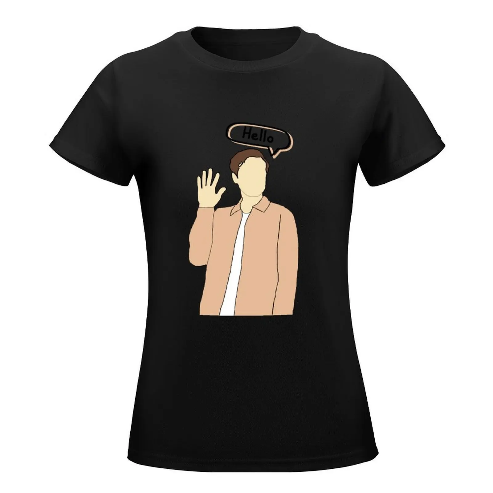 Здравствуйте Футболка Джек Клайн винтажная одежда кавайная женская