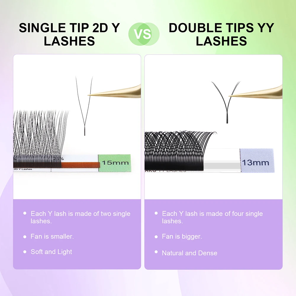 Накладные ресницы NAGARAKU с одним наконечником