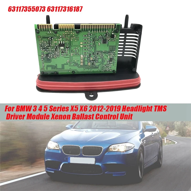 Автомобильная фара TMS модуль драйвера 63117355073 7316187 для BMW 3 4 5 серии X5 X6 2012-2019