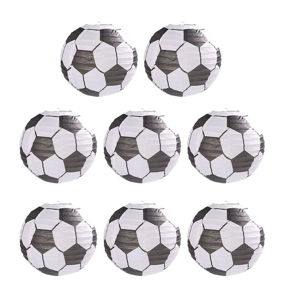 

Soccer Party Lanternpaper Lanterns Favors Decorations Footballhanging Air Fans Balloon Hot The