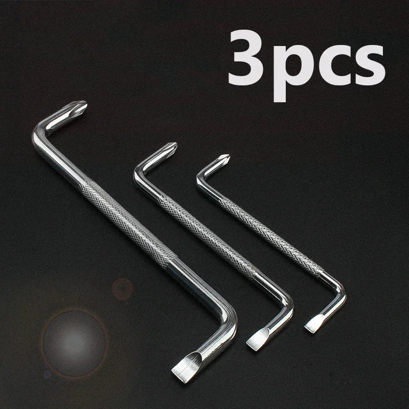 

Набор гибких отверток 3 шт., Магнитный ручной инструмент из легированной стали типа Z/S, для разборки и ремонта небольших углов