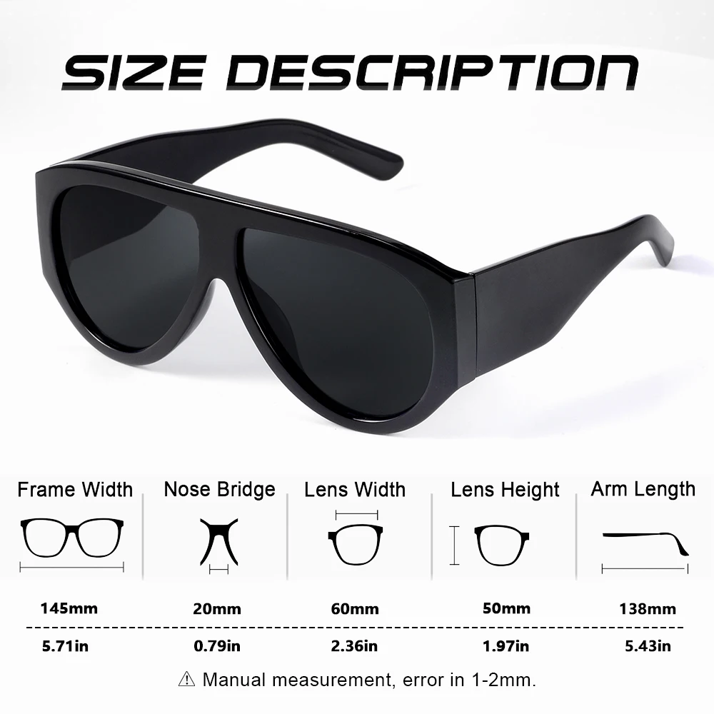 CRIXALIS брендовые солнцезащитные очки-пилоты для женщин модные негабаритные очки в