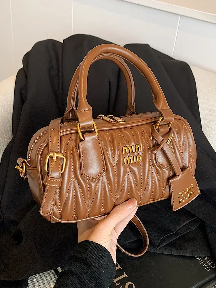 Веганские кожаные сумки и кошельки через плечо для женщин клатч 2024 новый модный