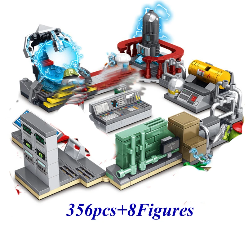 

356Pcs Amongs Game Star Space Orangutan Dinosaur Alien Lime DIY Building Blocks Cute Briks TOY for Child Christmas GIFT