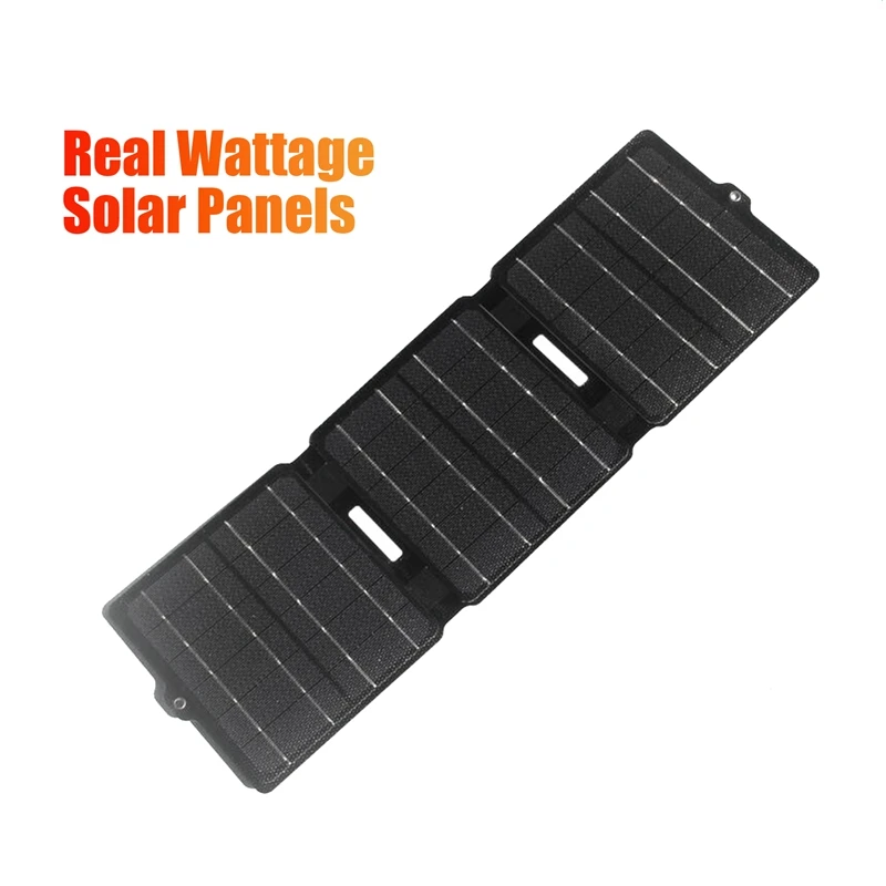 

15W 5V Foldable Solar Charger USB 5V Mobile Power Solar Panel Folding Bag Portable Outdoor Waterproof Solar Panel