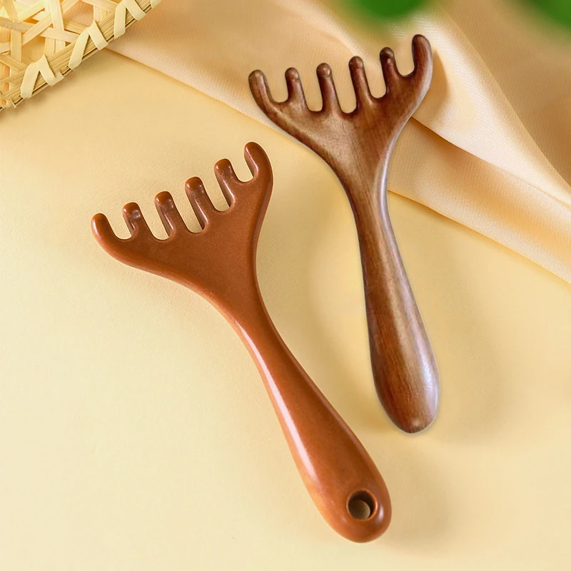 Расческа для ухода за головой массажная расческа Meridian с шестью когтями Гуа Ша