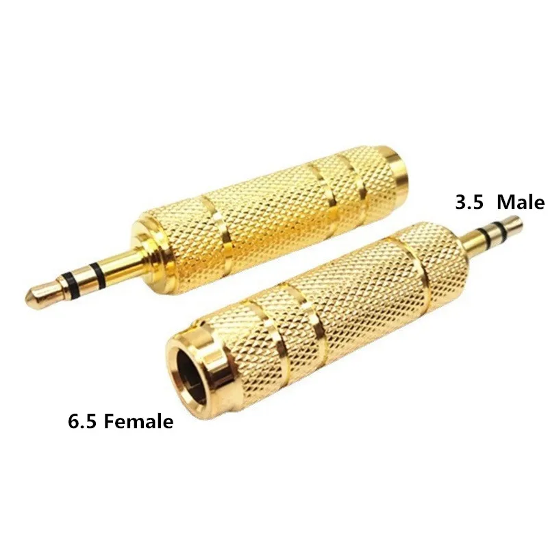 

3.5mm Male To 6.5mm Female Adapter Connector Headphone Audio Amplifier Microphone AUX Cable With 6.5 3.5 MM Jack