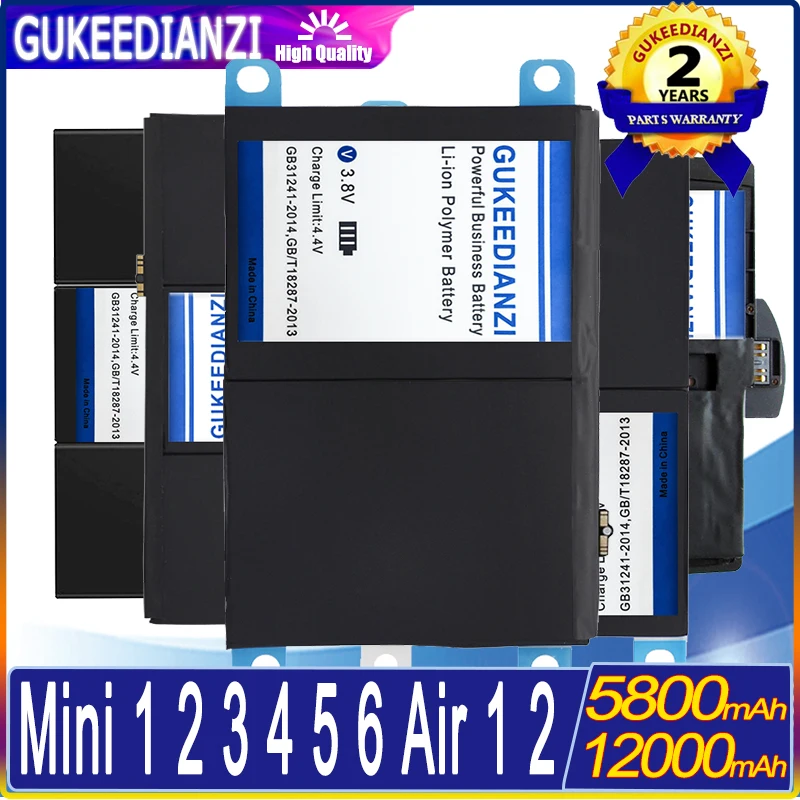 

Аккумулятор для iPad 2, 3, 4 mini 5 6 Air 1 2 Air1 Air2 для iPad2 ipad3 ipad4 для ipad6 iPad5 A1474 A1484 A1475 аккумулятор с инструментами