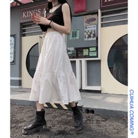 long skirts for women 2022 spring and summer new korean style high waist slim slim cake skirt women wrap skirts summer