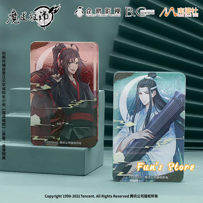 

Grandmaster of Demonic Cultivation Mo Dao Zu Shi Wei Wu Xian Lan Wang Ji Glitter Acrylic Quicksand Mahjong Acrylic Stand Figure
