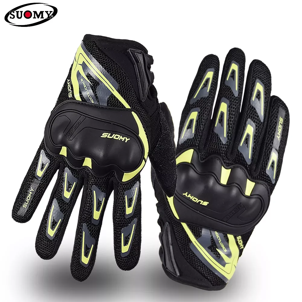 

Suomy Summer Motorcycle Racing Gloves Men Women Moto Biker Gloves Mesh Cycling Glove Touch Screen Motorcycle Equipment