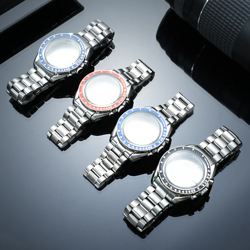 Фото Комплект для модификации часов Moonswatch: корпус из нержавеющей стали для SWATCH & OMEGA Moonswatch, 42 мм, металлический корпус, браслет, аксессуары для часов (без механизма) №2
