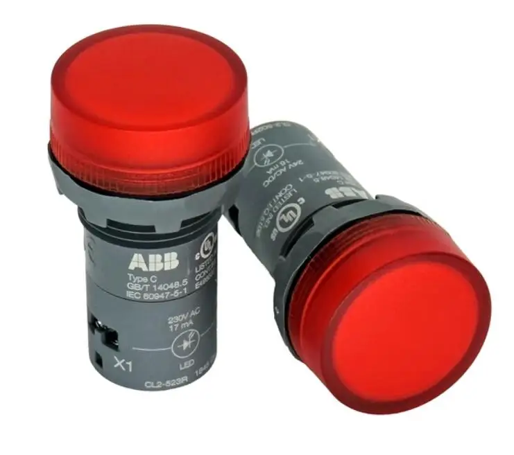 (2 шт.) Оригинальная лампочка с идентификатором 22 мм 24 В переменного тока