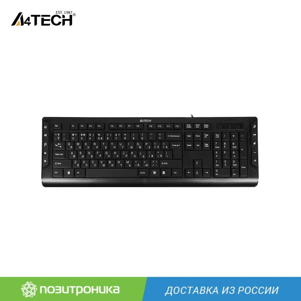 Клавиатура A4 KD-600 цвет черный | Компьютеры и офис