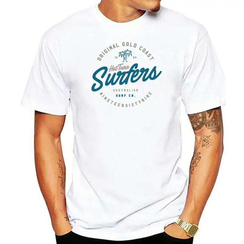 

Hot Tuna - Mens T-Shirt - Navy - Surfers