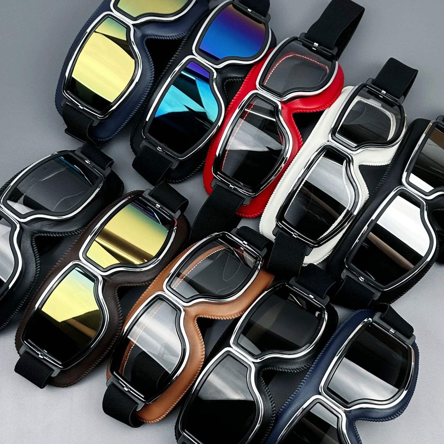 Cycling Ski Goggles For Harley Helmet