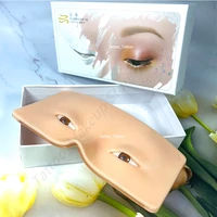 reusable 5d cosmetic makeup practice mask board pad skin eye face solution makeup mannequin silicone for training supplies
