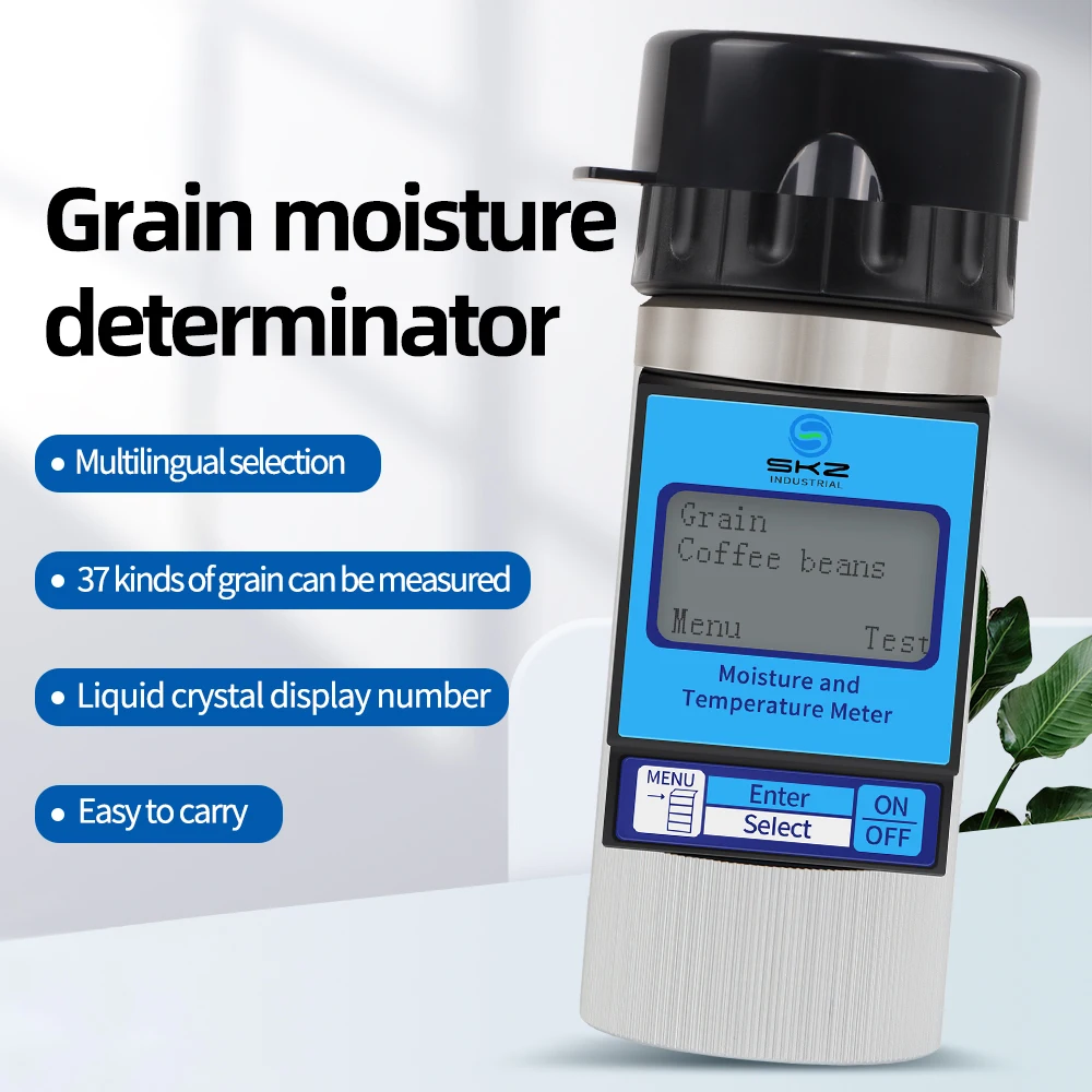 

Smart Moisture Meter For 37 Kinds Grains Humidity Tester Corn Wheat Peanut Seed Rice Coffee Bean Hygrometer Grain Moisture Meter