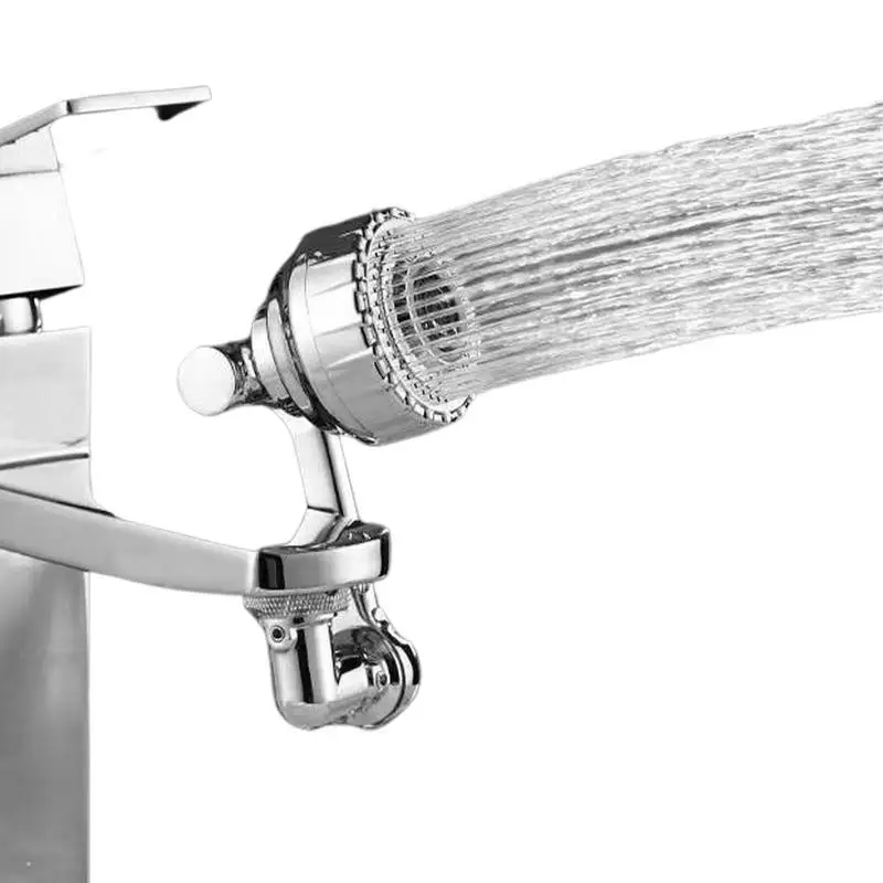 

Universal Rotating Faucet 1080 Swivel Faucet Aerator Faucet Aerator With 2 Water Outlet Modes Large Angle Water Spray Faucet