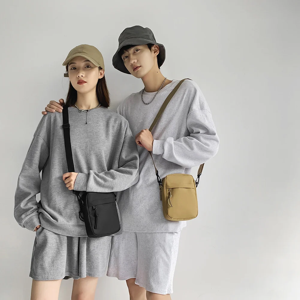 

2023 Casual Hand Bags Fashion Square Sling Handbags Portable Elegant Solid Color Oxford Adjustable Strap for Weekend Vacation