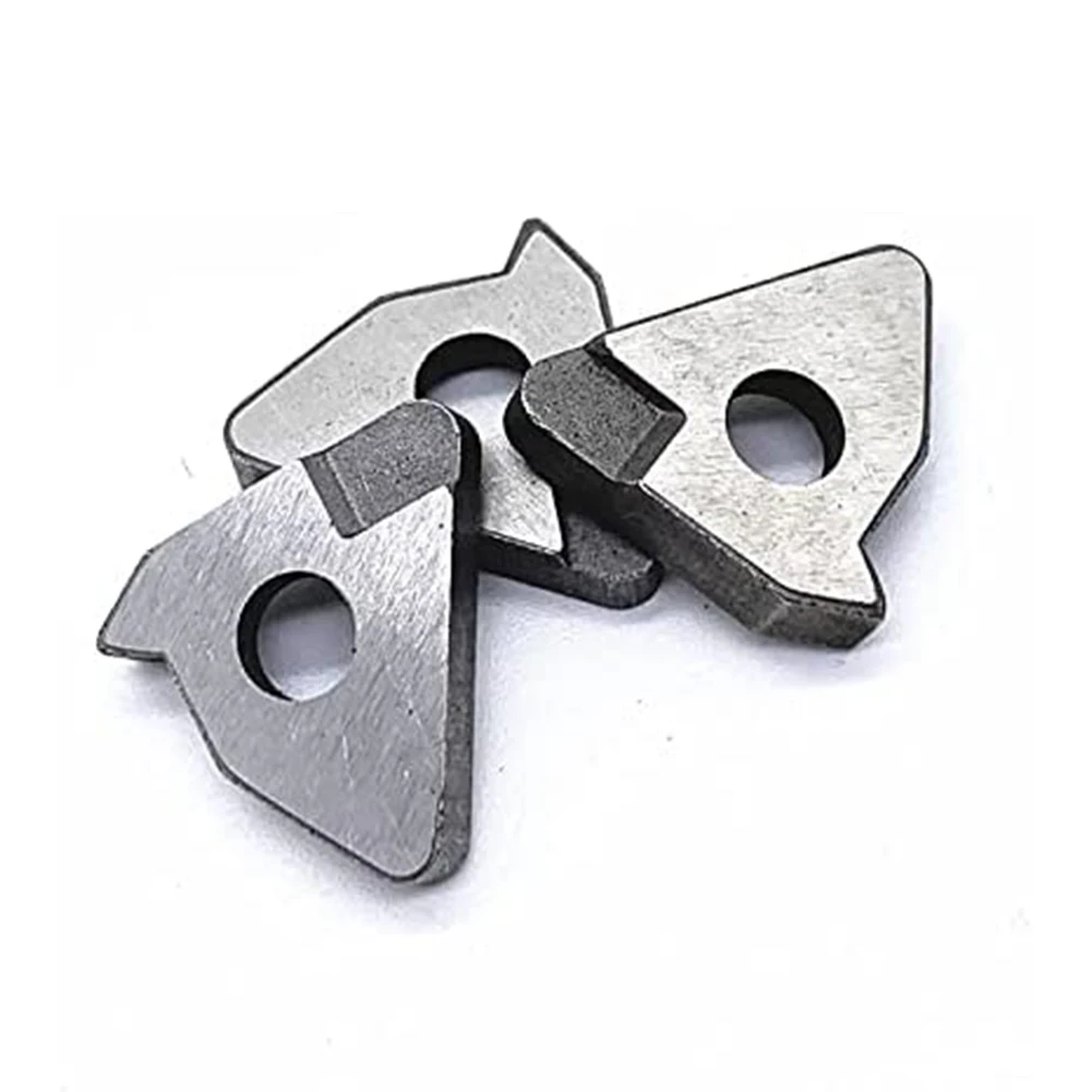 

10pcs STM2204 CNC Carbide Insert Seat Thread Shims Turning Carving Cutter Wood Lathe Tungsten Steel Mechanical Workshop Tools