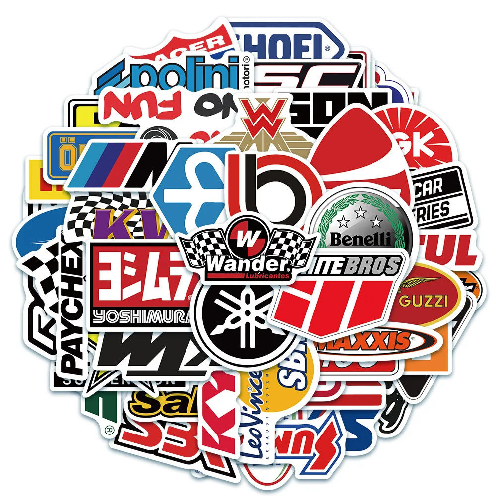 

10/30/50PCS Racing JDM Logo Graffiti Sticker for Luggage Laptop IPad Journal Motorcycle Skateboard Waterproof Sticker Wholesale