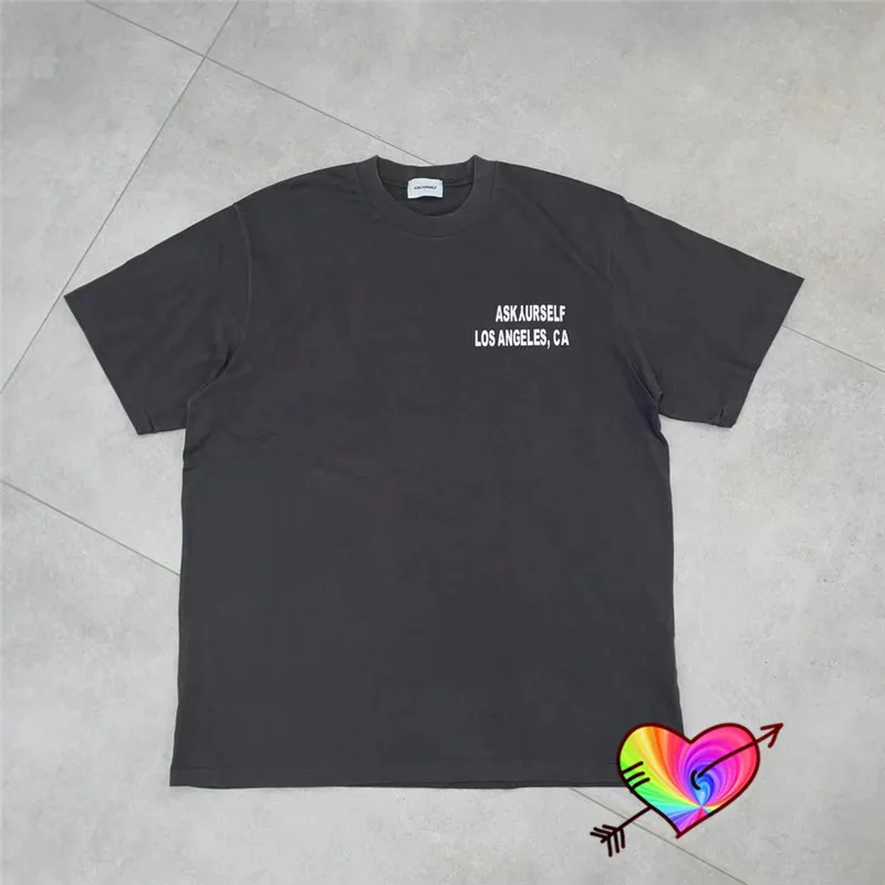 Футболка ASKYURSELF разных цветов для мужчин и женщин свободная черная футболка с
