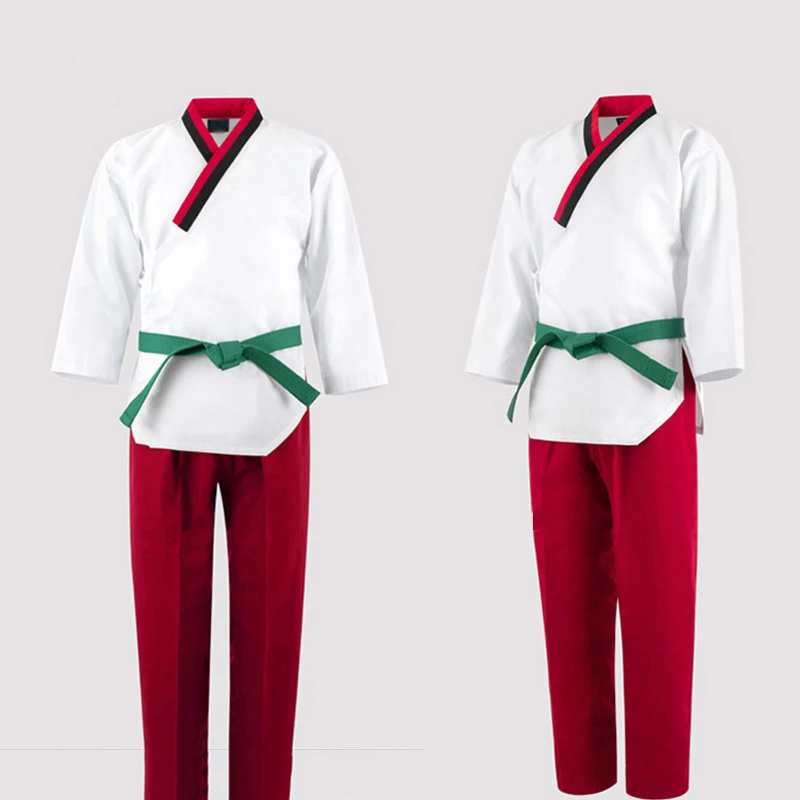 Боевые искусства Dobok Tae Kwon Do униформа для тхэквондо с V-образным вырезом