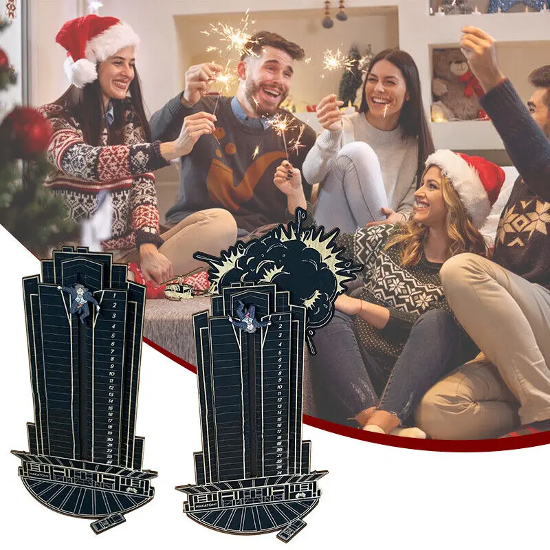 Рождественский адвент-календарь Смертельный Hans Gruber Запущенный Nakatomi Plaza Домашний