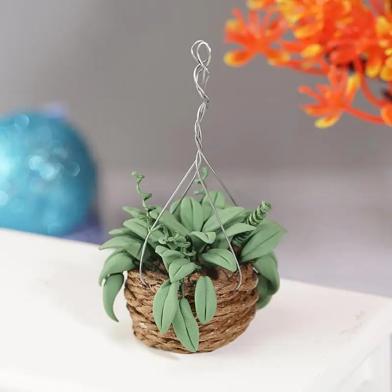 

Модель мини-зеленого растения в масштабе 1:12, металлическое украшение зеленого растения D9l0