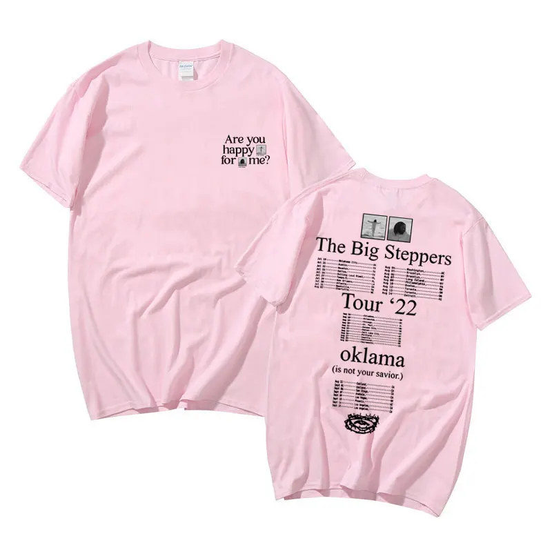 Kendrick Lamar Hip Hop Oversized Tshirt Men Fashion T-shirts Are You Happy for Me The Big Steppers Tour Okalama 2022 Print Tees images - 6