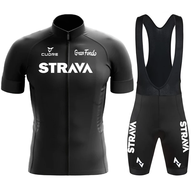 

2022 New STRAVA Cycling Jersey Summer Set Team Cycling Clothing Road Bike Suit Bicycle 5D Bib Shorts MTB Maillot Ropa Ciclismo