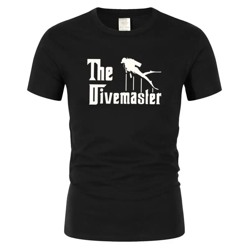 

New The Diving Print T Shirt Men O-Neck Short Sleeve Scuba Dive T-Shirts Funny Casual Man Hip Hop Clothing Tee Top Camisetas