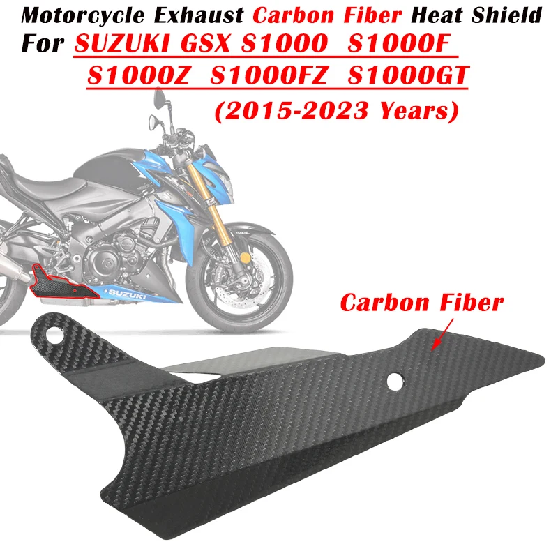 

For SUZUKI GSX S1000 S1000Z S1000F S1000FZ S1000GT 2015 - 2023 Motorcycle Exhaust Modiifed Muffler Protector Board Heat Shield