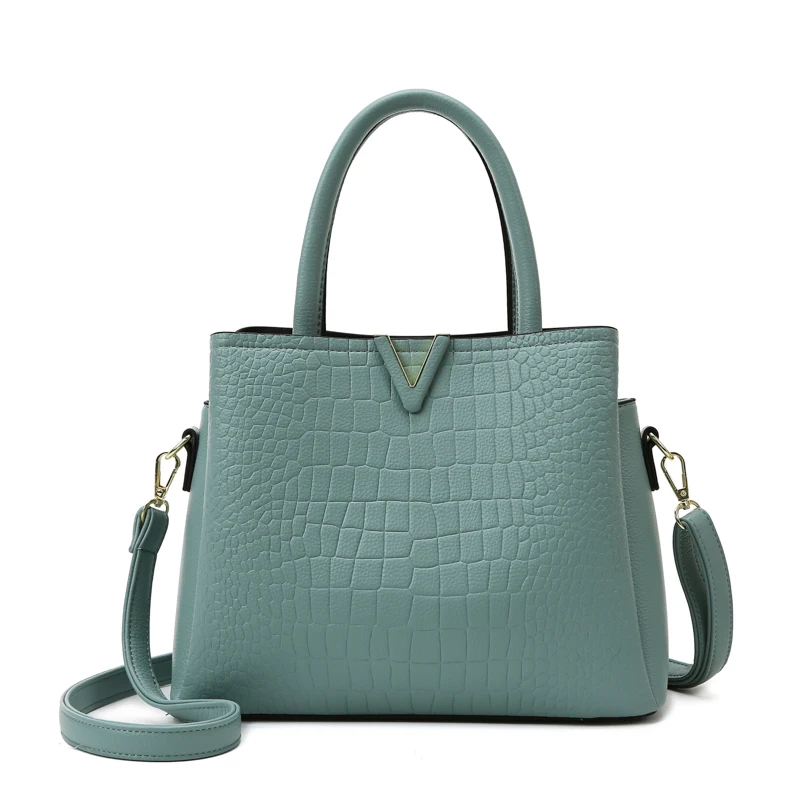

High Quality Stone Pattern Leather Handbag Women's Bag 3 Layers Large Capacity Ladies Shoulder Crossbody Bags New Women Tote Sac