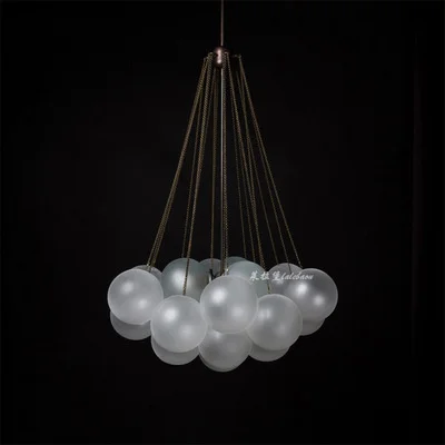

europe glass ball chandelier ceiling scandinavian home deco led light dining room luxury designer moroccan decor kitchen light