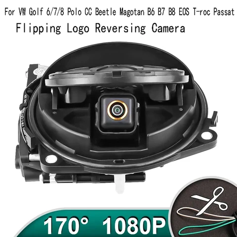 Камера заднего вида для VW Golf 6/7/8 Polo CC Beetle Magotan B6 B7 B8 EOS T-Roc Passat