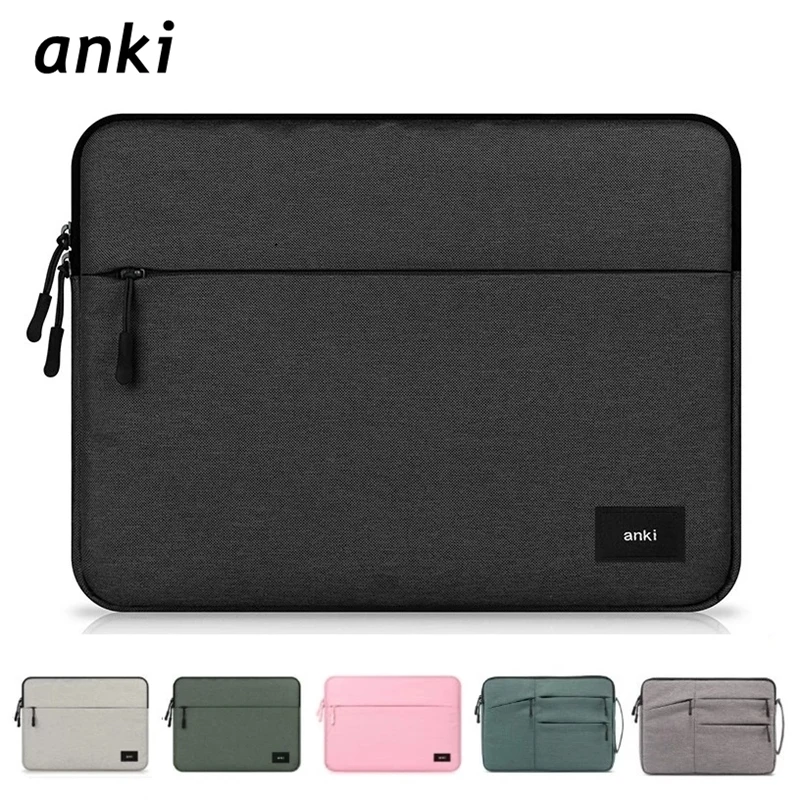 Brand Anki Laptop Bag 11,12,13,14,15,15.6 Inch,Waterproof Sleeve Case For Macbook Air Pro M1,Computer Notebook Handbag DropShip