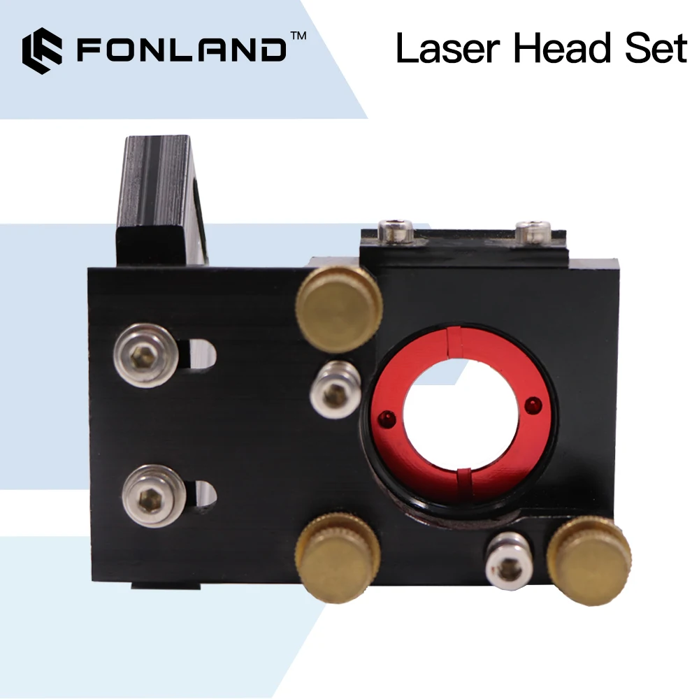 FONLAND CO2 Laser Head Set Lens Dia.20 FL50.8/63.5/76.2/101.6mm Integrative Mount Dia.25 Mirror for Laser Cutting Machine enlarge
