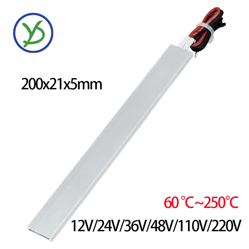 

PTC YIDU Термостатический нагревательный лист 200х21х5 мм 60~250°C